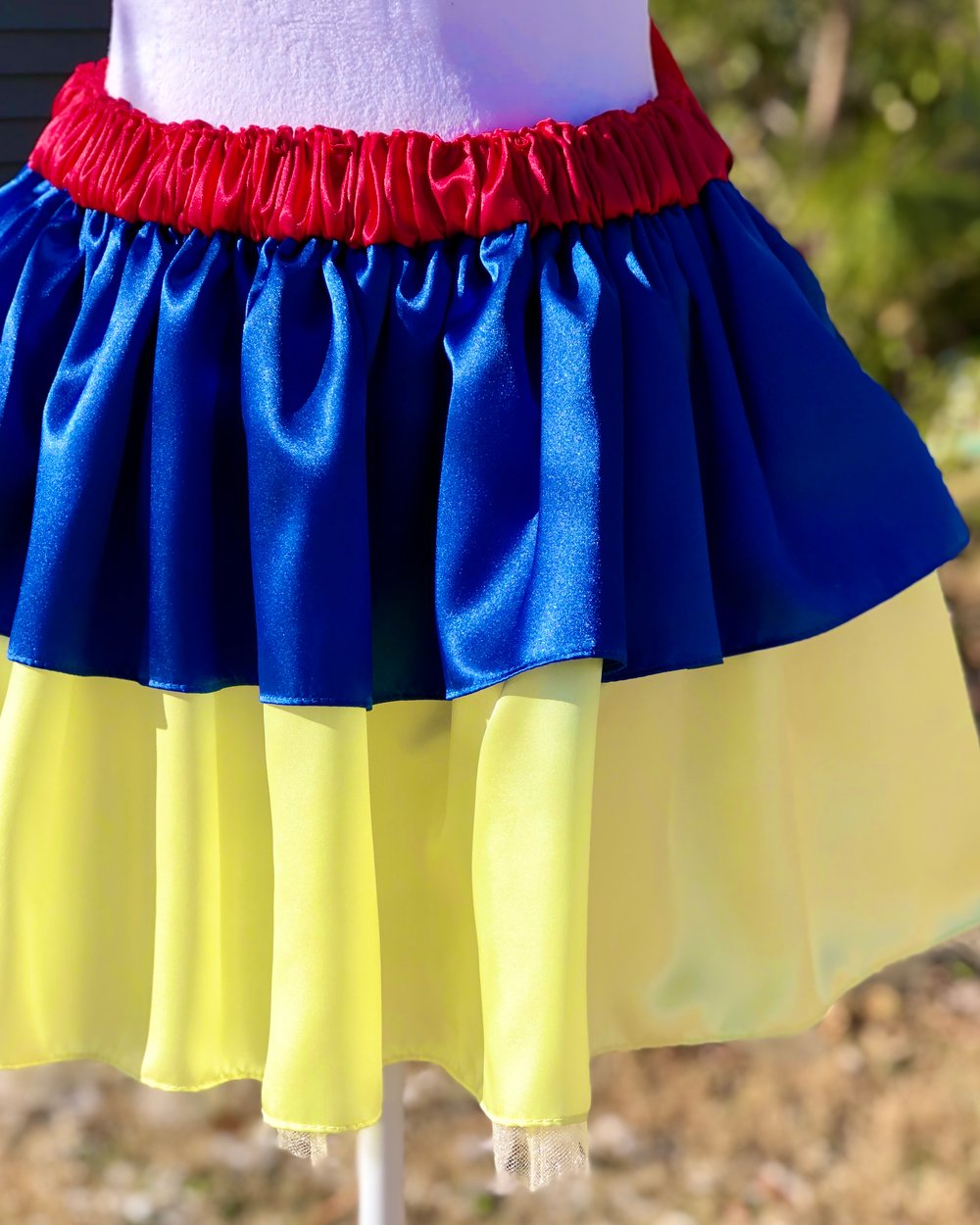 Image of Pale Yellow Snow White skirt