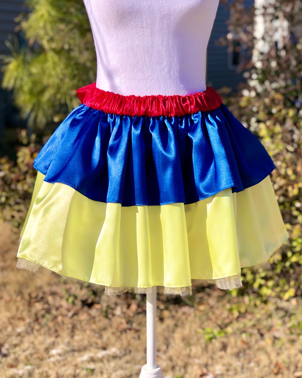 Image of Pale Yellow Snow White skirt