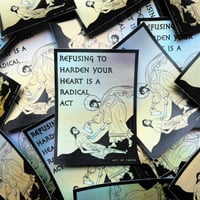 Good Samaritan- Refusing to Harden your Heart Iridescent Sticker