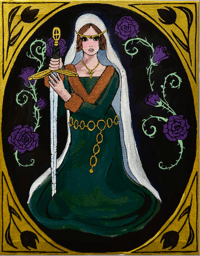 Queen of Swords 8x10'' Print 