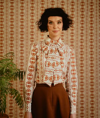 Image 2 of Ready to ship: L Phuncle Floral Blouse