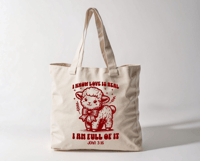 Lamb Tote Bag