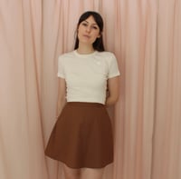 Image 1 of Ready to ship: S Phuncle Cropped Merino T-Shirt - Ivory