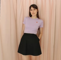 Image 1 of Ready to ship: 4XL Phuncle Cropped Merino T- Shirt - Lilac