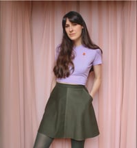 Image 2 of Ready to ship: 4XL Phuncle Cropped Merino T- Shirt - Lilac