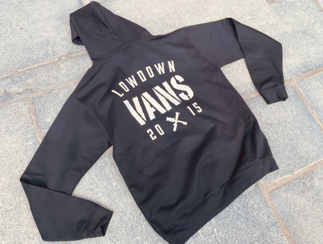 Image of Ldv 3D embroidered logo hoodie with back logo