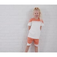 Image 5 of Personalised block colour shorts sets 