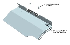 Image of 2JZ-GE NA Exhaust Manifold Head Shield Lexus IS300