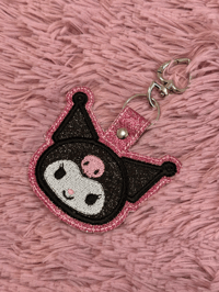 Image 2 of kuromi keychain