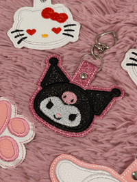 Image 1 of kuromi keychain