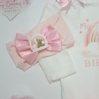 Image 3 of 1st Birthday bear theme tutu set 