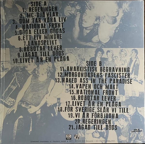 Image of Product Assar - "Livet Ar En Plaga" Lp