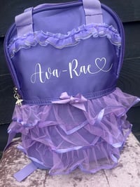 Image 2 of Girls tulle personalised backpacks 