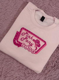 Image 1 of pink pony club sweatshirt