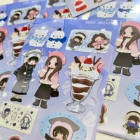Image 2 of Winterଘʕ੭·͡ᴥ·ʔ﻿ ੭ sticker sheet 