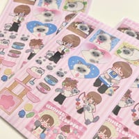Image 2 of Cat Dad~sticker sheet 