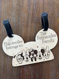 Image 2 of Parks Fab Friends Stroller Tag