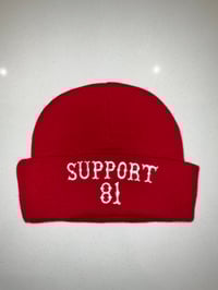 Image 2 of Red beanie