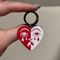 Split Sad Hearts (sizes 4g-2")