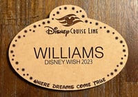 Image 2 of Cruise Door Decor Personalized Name Tag Magnet