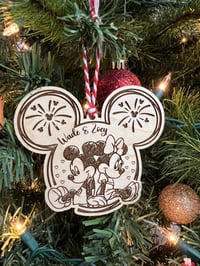 Image 1 of Love Couple Personalized Christmas Ornament