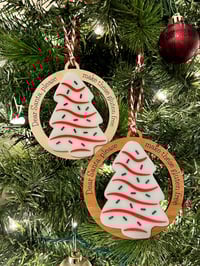 Image 1 of Dear Santa Gluten Free Tree Cakes Ornament
