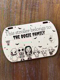Image 1 of Nightmare Halloween Baby Stroller Tag