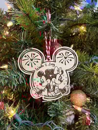 Image 2 of Love Couple Personalized Christmas Ornament