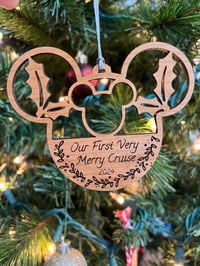 Image 5 of Wooden Main Mouse Ornament Gift