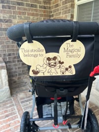 Image 3 of Alien Ohana Park Snacks Stroller Tag