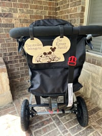 Image 4 of Racer Car Parks Stroller Tag