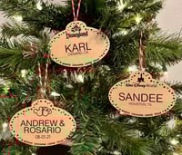 Image 2 of Cruise Cast Member Name Tag Ornament or Fish Extender Gift