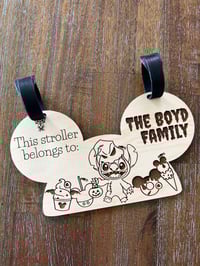 Image 2 of Alien Boogie Costume Halloween Stroller Tag