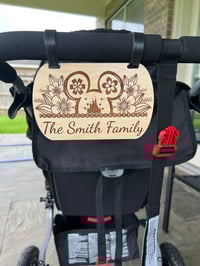 Image 2 of Alien Christmas Party Stroller Tag