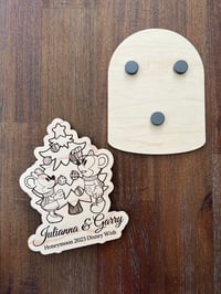 Image 4 of Christmas Couple Cruise Door Decor Personalized Magnet