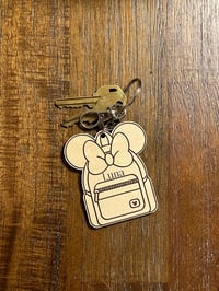 Image 4 of Mouse Backpack Personalized Keychain