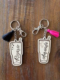 Image 2 of Tumbler Key Chain or Bag Charm Gift
