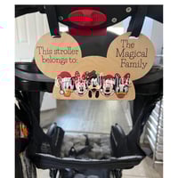 Image 2 of Very Merry Parks Fab Friends Stroller Tag