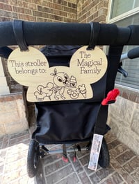 Image 4 of Snowman Parks Stroller Tag