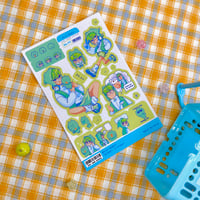 Image 4 of Buddy System ✿ Original Art Sticker Sheet