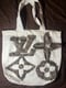 Image of Loui V pattern tote bag