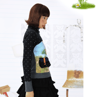 Image 4 of Park Girl Multi-Layered Patchwork Top