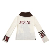 Image 5 of Dizzy Cat Music Note Sweater with Movable Eyes