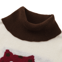 Image 6 of Dizzy Cat Music Note Sweater with Movable Eyes