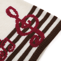 Image 9 of Dizzy Cat Music Note Sweater with Movable Eyes
