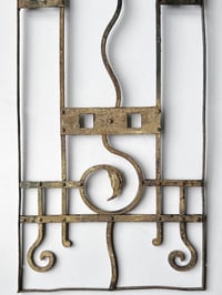Image 6 of Set of Two Art Nouveau Wrought Iron Screens