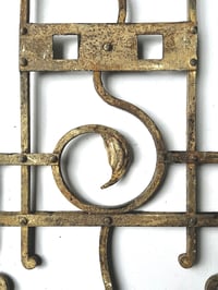 Image 12 of Set of Two Art Nouveau Wrought Iron Screens