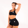 Risebne. "Athletic" Sports Bra (Noir)
