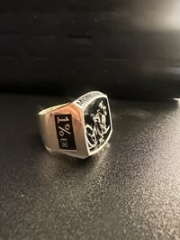 Image 3 of MONGOLS NATION CENTER PATCH RING