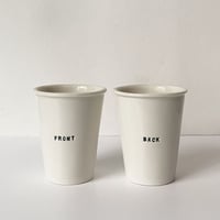 Front/Back (one cup)